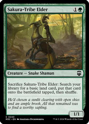 Sakura-Tribe Elder (243) Ripple Foil - Commander: Modern Horizons 3