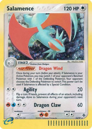 Salamence (10) Holofoil - Dragon