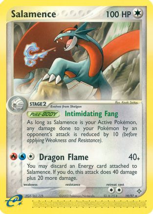 Salamence (19) Reverse Holofoil - Dragon