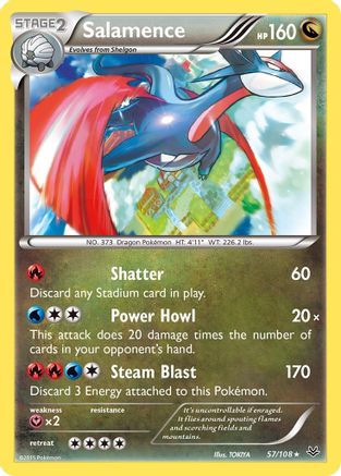Salamence (57) Reverse Holofoil - Roaring Skies