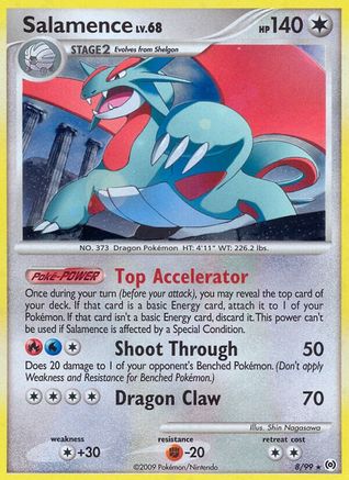 Salamence (8) Holofoil - Arceus