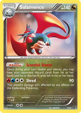 Salamence (8) Holofoil - Dragon Vault