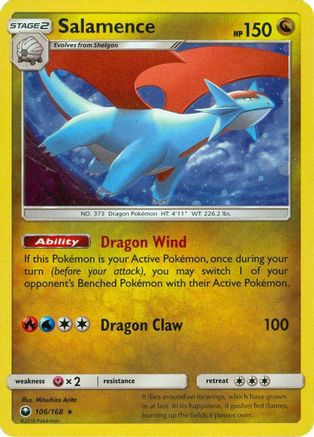 Salamence (Cosmos Holo) (106) Holofoil - Miscellaneous Cards & Products