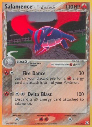 Salamence (Delta Species) (14) Holofoil - Delta Species