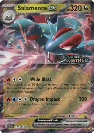 Salamence ex (Stamped) (114) Holofoil - Miscellaneous Cards & Products