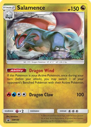 Salamence (SM140) Holofoil - Black Star Promos