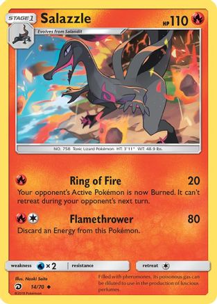 Salazzle (14) - Dragon Majesty