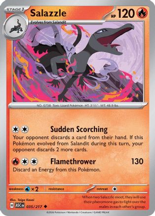 Salazzle (35) Reverse Holofoil - Ascended Heroes
