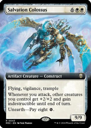Salvation Colossus (Extended Art) (043) Ripple Foil - Commander: Modern Horizons 3