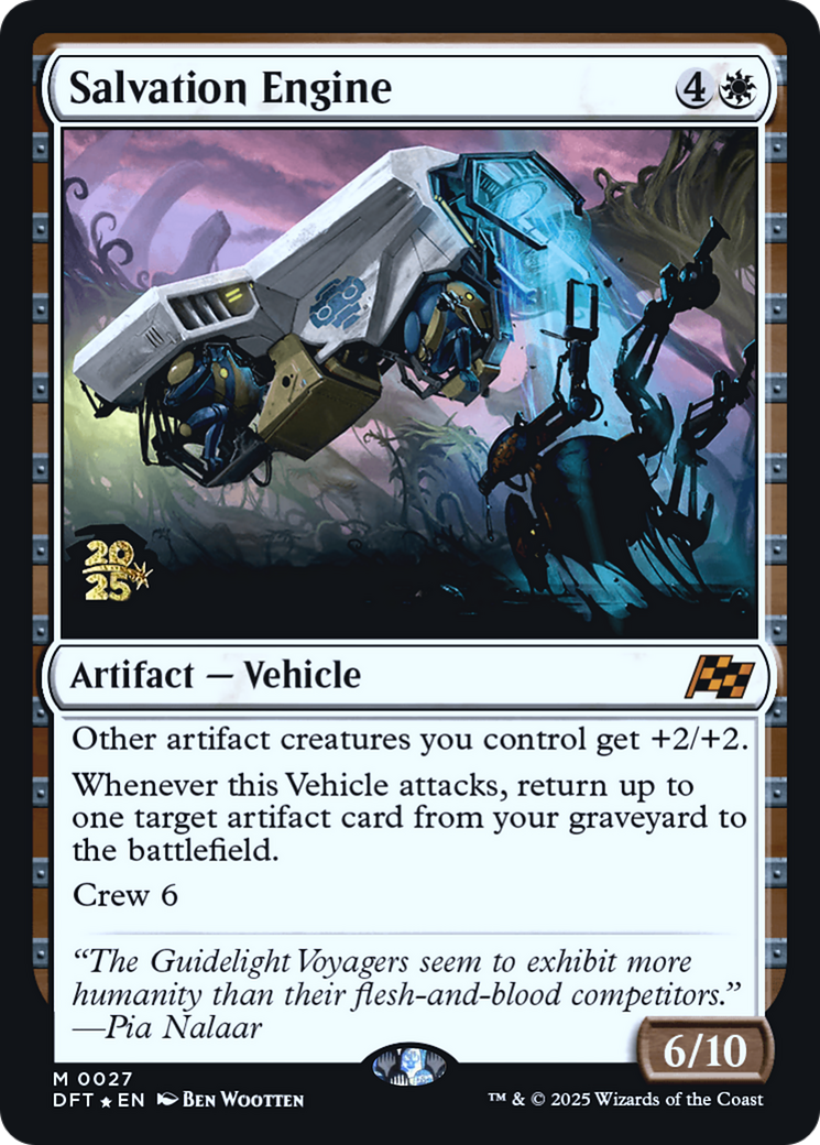 Salvation Engine (Prerelease) (027) Foil - Aetherdrift