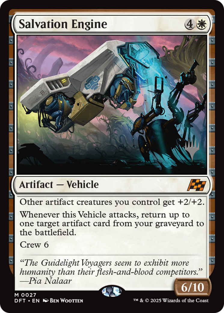 Salvation Engine (Promo Pack) (027) Foil - Aetherdrift
