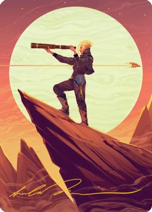 Sami, Wildcat Captain (037s) Gold-Stamped - Art Series: Edge of Eternities