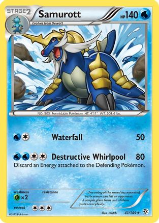 Samurott (41) Holofoil - Boundaries Crossed