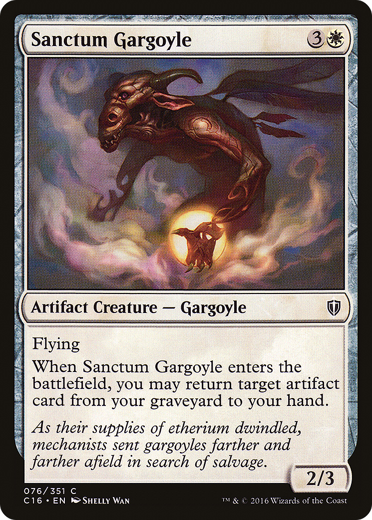 Sanctum Gargoyle (076) - Commander 2016