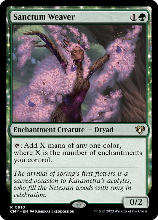 Sanctum Weaver (910) - Commander Masters