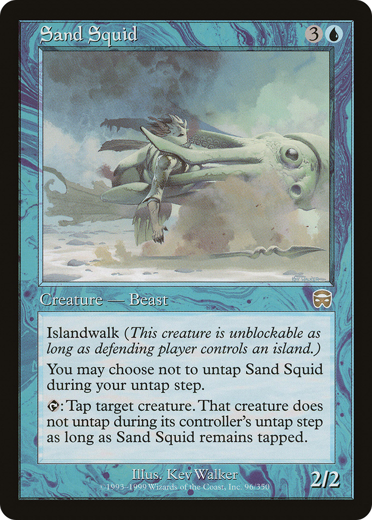 Sand Squid (096) Foil - Mercadian Masques