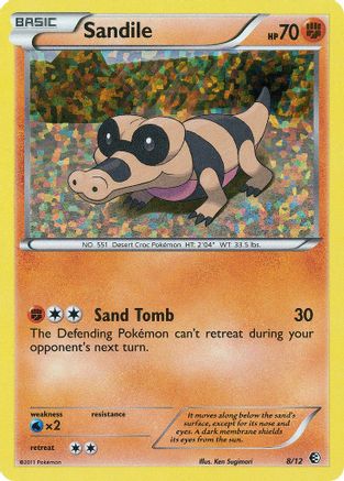 Sandile (8) Holofoil - McDonalds Promos 2011