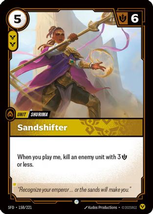 Sandshifter (158) Foil - Spiritforged