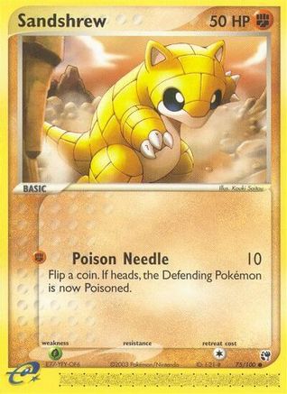 Sandshrew (75) Reverse Holofoil - Sandstorm