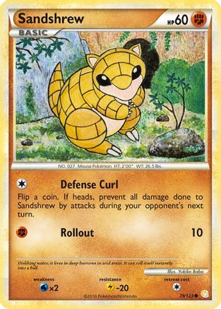 Sandshrew (79) - HeartGold & SoulSilver