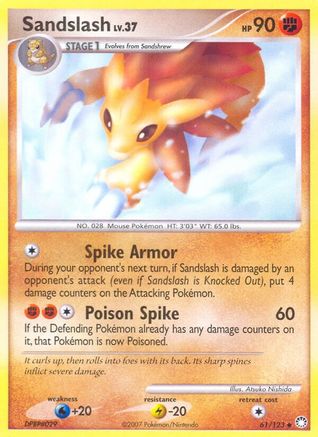 Sandslash (61) Reverse Holofoil - Mysterious Treasures