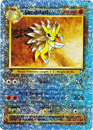 Sandslash (62) Reverse Holofoil - Legendary Collection