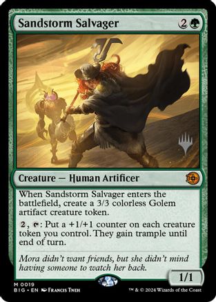 Sandstorm Salvager (Promo Pack) (019) Foil - Secrets of Strixhaven