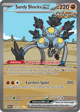 Sandy Shocks ex (Alternate Full Art) (250) Holofoil - Paradox Rift