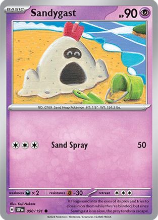 Sandygast (90) Reverse Holofoil - Surging Sparks