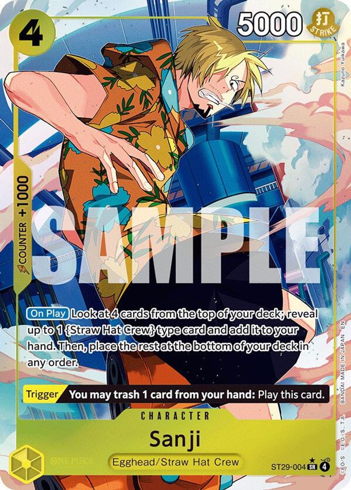 Sanji (Full Art) (ST29-004) Foil