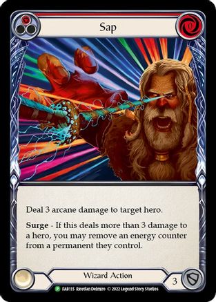 Sap (Red) (FAB115) Rainbow Foil - Flesh and Blood: Promo Cards