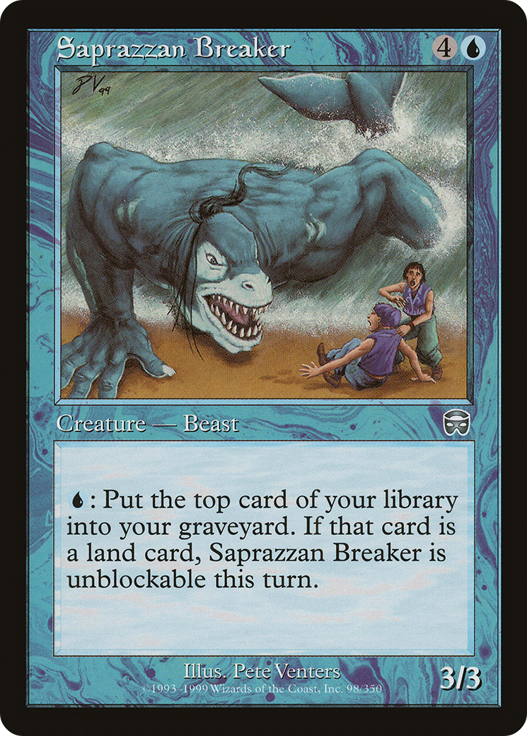 Saprazzan Breaker (098) Foil - Mercadian Masques