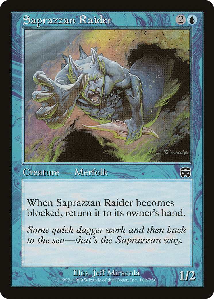 Saprazzan Raider (102) - Mercadian Masques