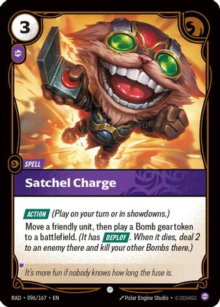 Satchel Charge (096) Foil - Radiance
