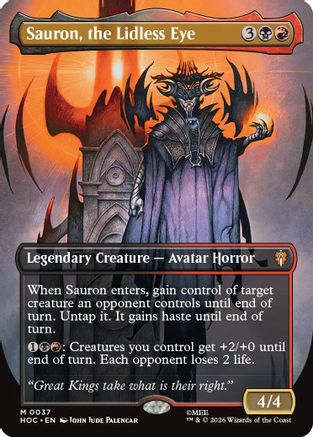 Sauron, the Lidless Eye (Borderless) (037) - The Hobbit: Eternal-Legal