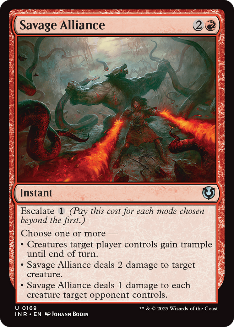 Savage Alliance (169) Foil - Innistrad Remastered