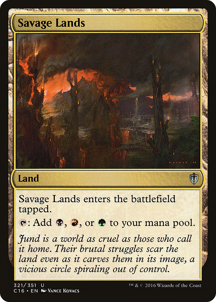 Savage Lands (321) - Commander 2016