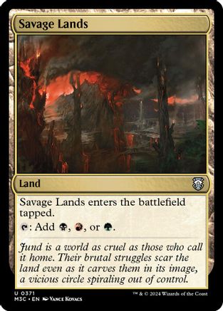 Savage Lands (371) Ripple Foil - Commander: Modern Horizons 3
