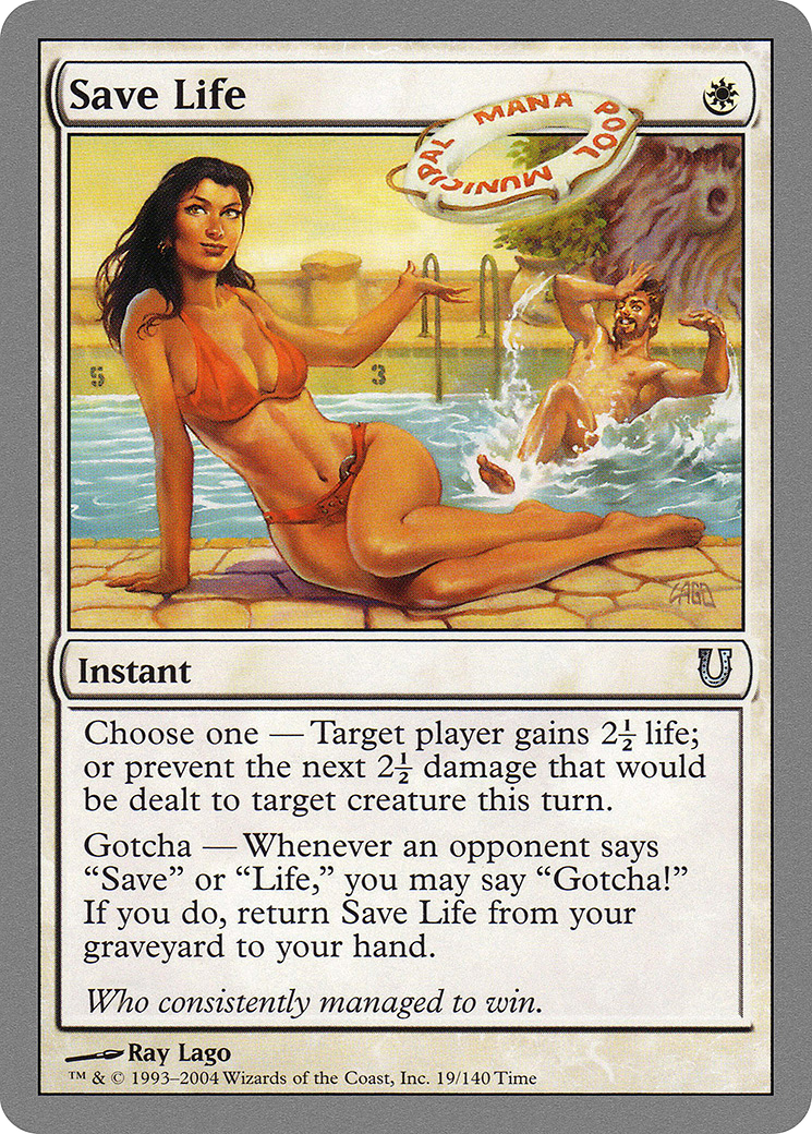 Save Life (019) Foil - Unhinged