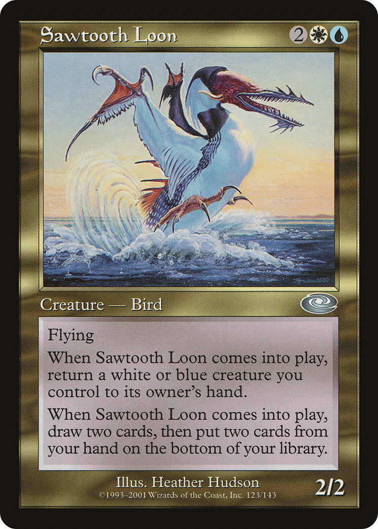 Sawtooth Loon (123) Foil - Planeshift