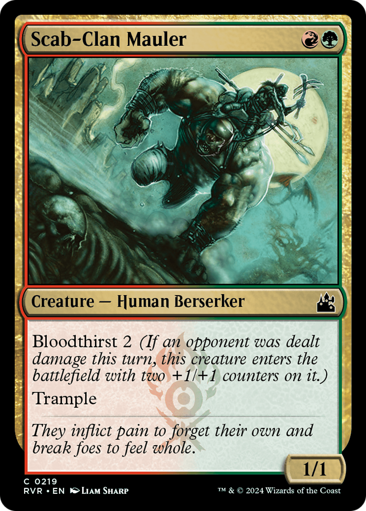 Scab-Clan Mauler (219) - Ravnica Remastered