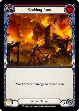 Scalding Rain (Red) (1HK010) - Blitz Deck: Historic Pack 1 - Kano