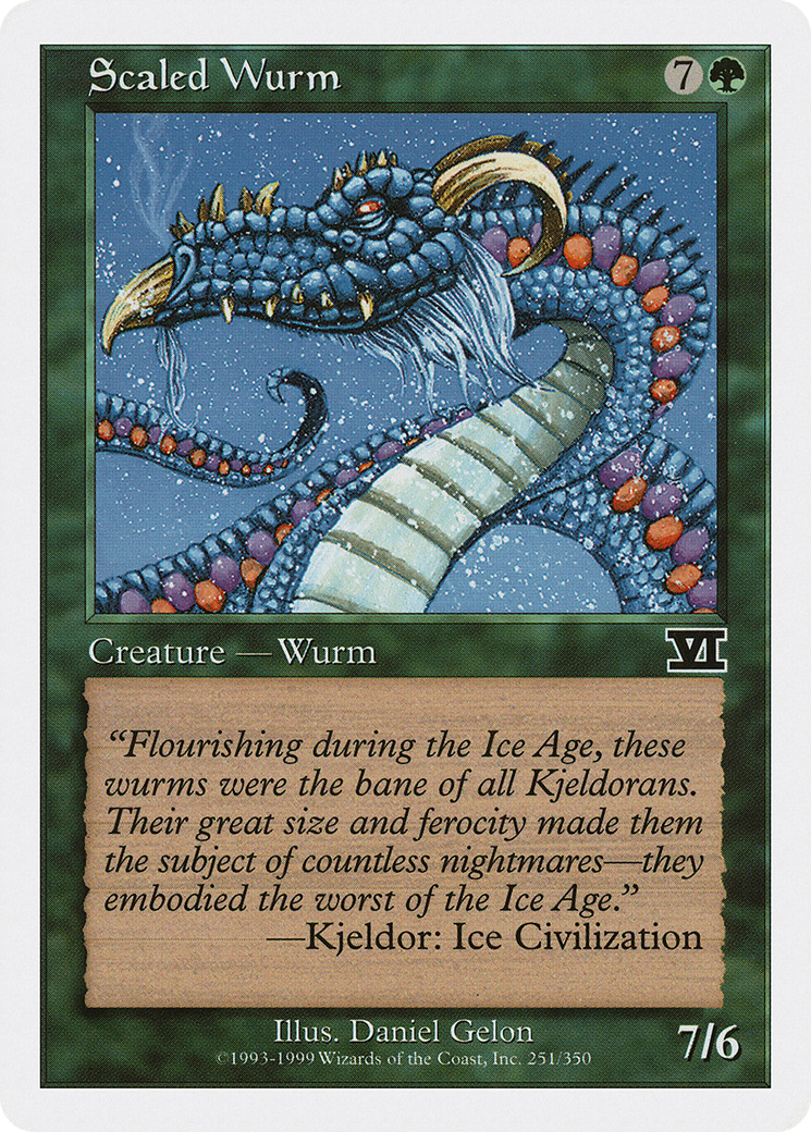 Scaled Wurm (251) - Classic Sixth Edition