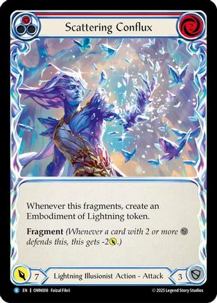 Scattering Conflux (OMN008) Rainbow Foil - Omens of the Third Age