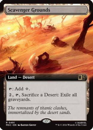 Scavenger Grounds (Extended Art) (491) - Commander: Marvel Super Heroes