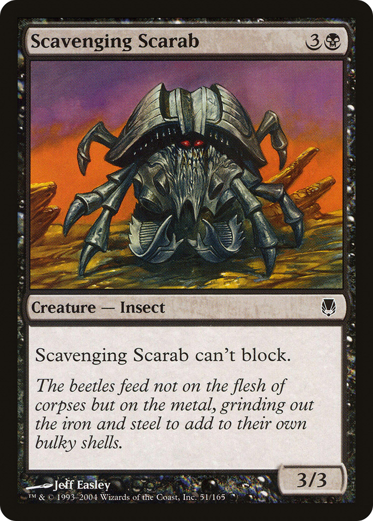 Scavenging Scarab (051) - Darksteel