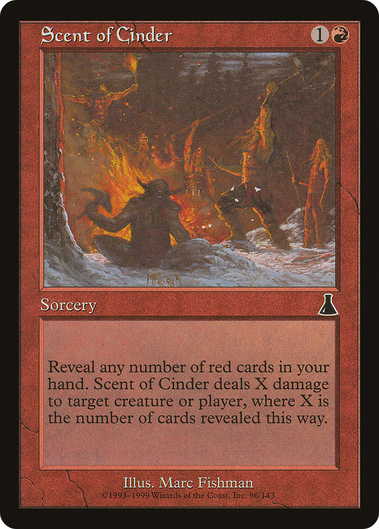 Scent of Cinder (096) Foil - Urza's Destiny