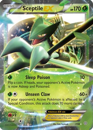 Sceptile EX (7) Holofoil - Ancient Origins
