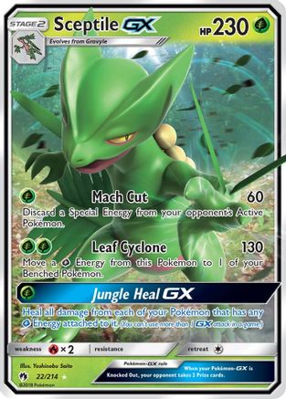 Sceptile GX (22) Holofoil - Lost Thunder