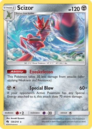 Scizor (126) Holofoil - Lost Thunder